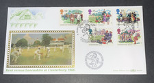 1994 GB Cricket Kent V Lankashire County Club Canterbury pmk. stamps cover See