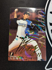 SHOHEI OHTANI 2013 CALBEE STAR CARD GOLD FACSIMILE #S-61 RC Rookie Auto. rookie card picture