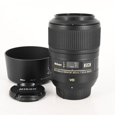 Nikon Nikkor AF-S 85mm f3.5 G ED DX VR Micro Lens AFS #631