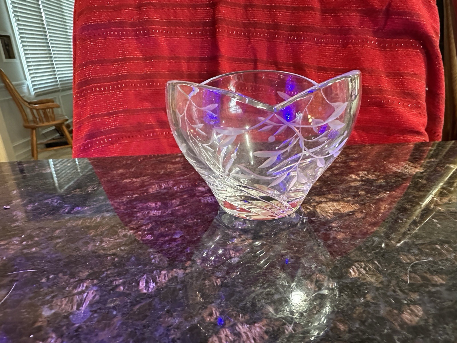 New In Box Lenex Innocence Hand cut 4 1/4&rdquo; Votive Candle H