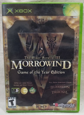 The Elder Scrolls III Morrowind Original XBOX TESTED Acceptable Condition
