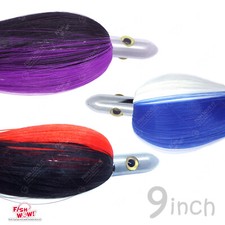 Fish WOW! 9 inch ilander Style lure 3.5oz Chrome Plated heavy Bullet Head New