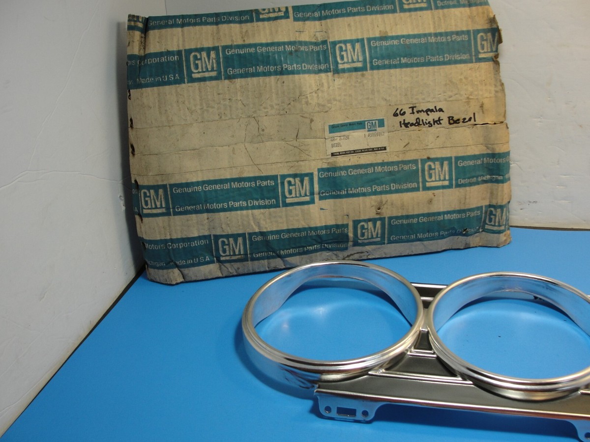NOS 1966 Chevrolet Impala LH Headlight Bezel GM # 3869747 | eBay