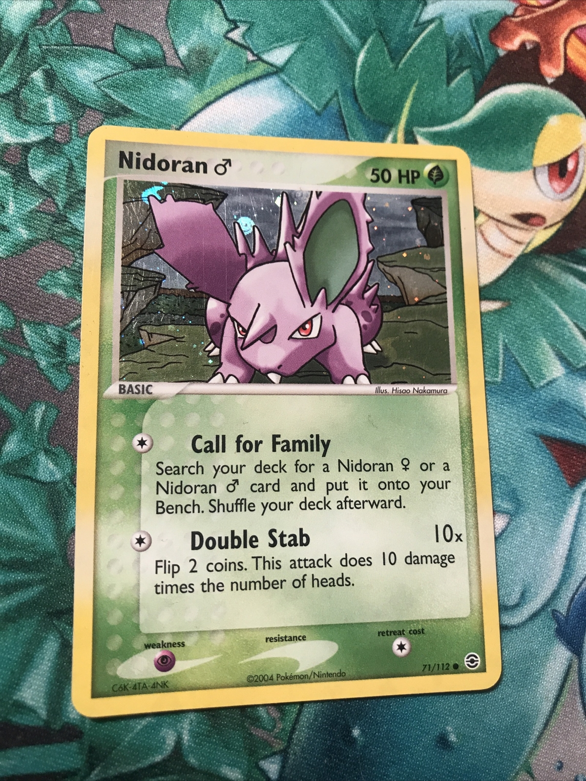 Nidoran M - 71/112 - Pokemon Reverse Holo Ex Fire Red & Leaf Green NM/M