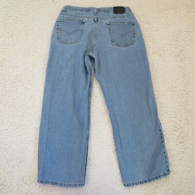 VINTAGE Levis Jeans Mens 38x30 Blue Denim L2 Baggy Wide Leg