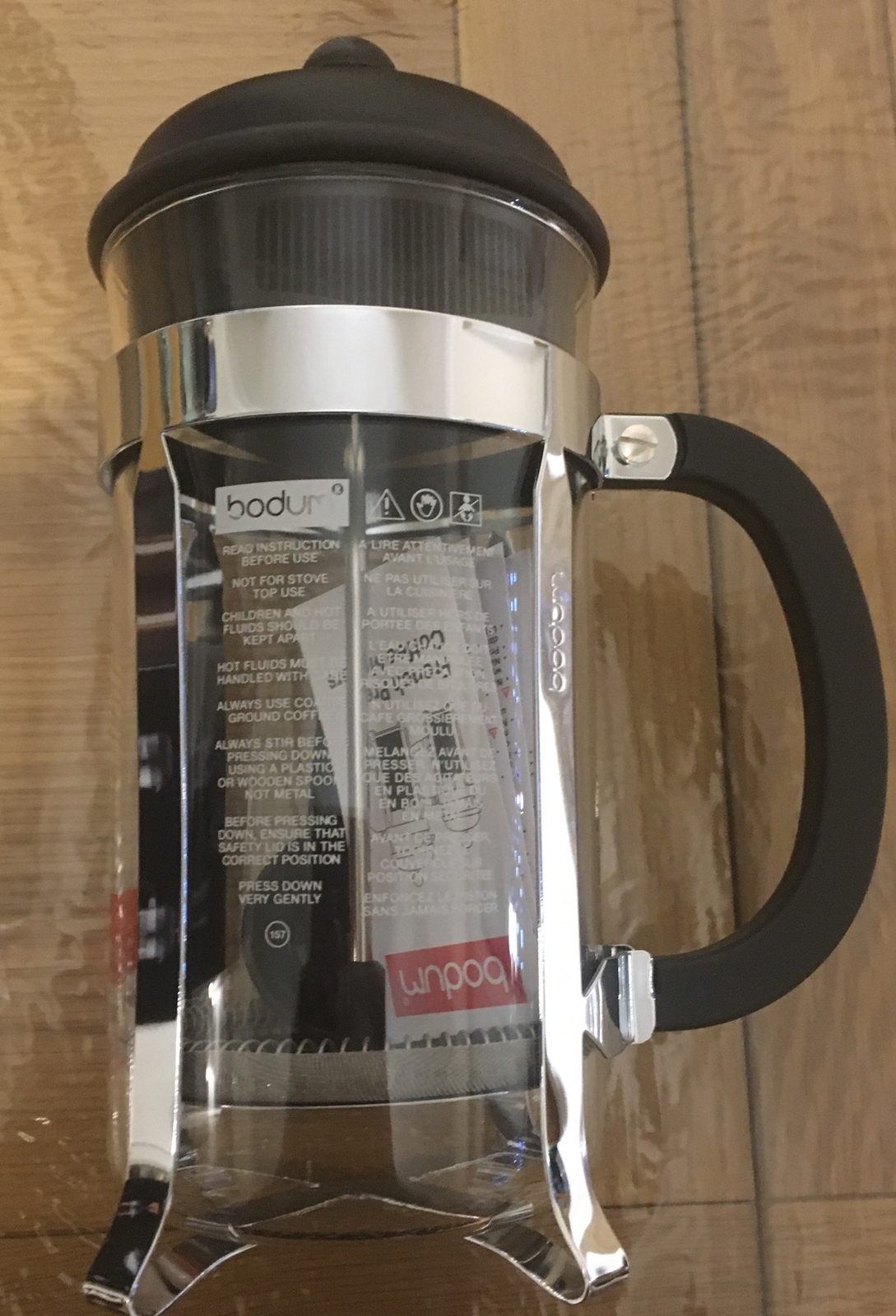 Bodum Brazil French Press Coffee Maker Cafetiere 8 Cups 1.0L 34oz