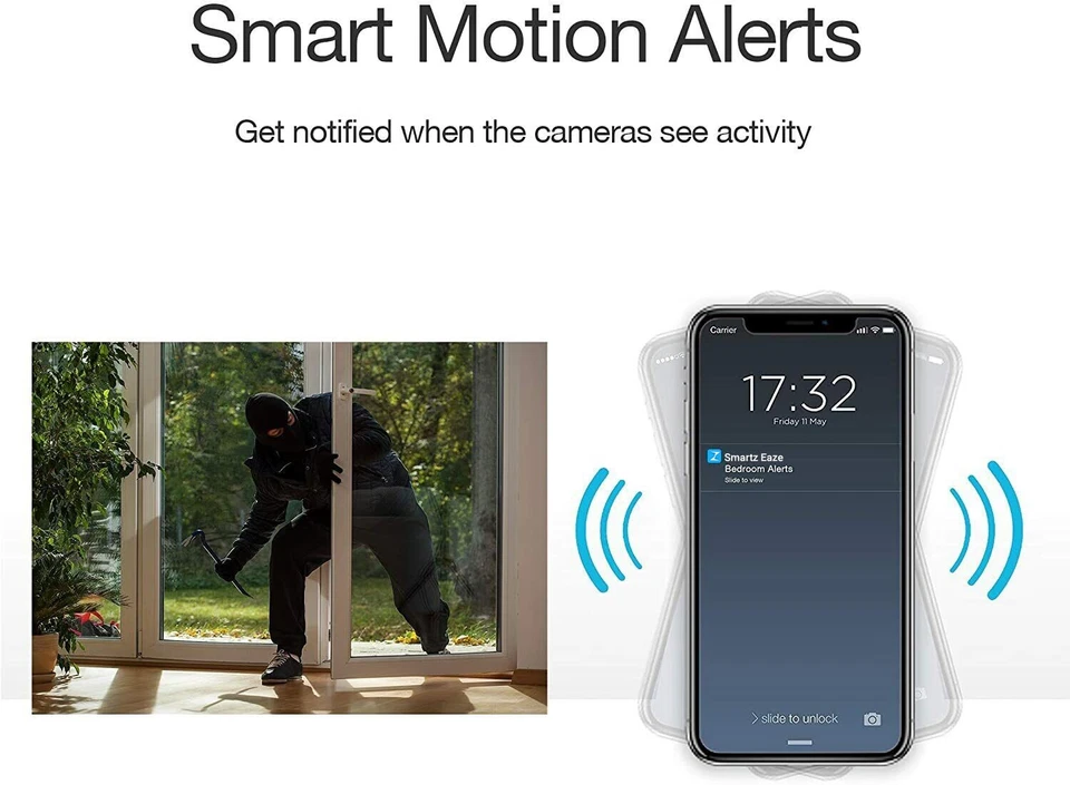 Zmodo 1080P Mini Pro WiFi Indoor Two- way audio Camera - Image 3 of 4