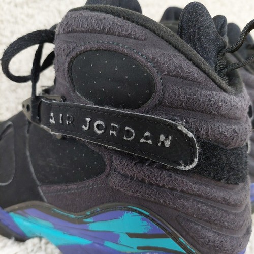 Chaussures Baskets Basket Air Jordan Retro 8 Aqua 2007 Taille 12, 305381-041 - Photo 21/21
