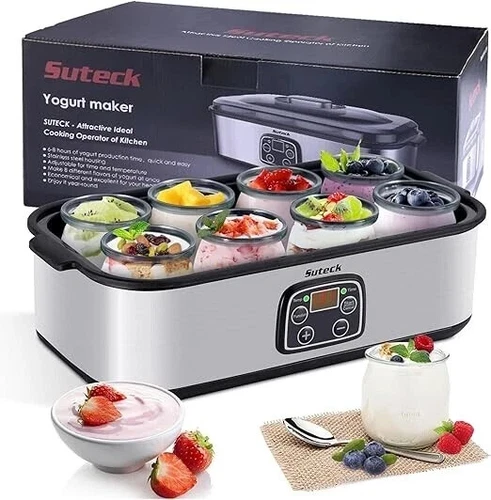 Ultimate Probiotic Yogurt Maker with Adjustable Temperature & Time Control USA