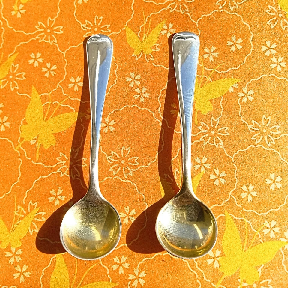 ONE Gorham H205 Sterling Silver Salt Spoon. No Mono, Gilt Goldwashed Bowl 1 LEFT - Image 3 of 4