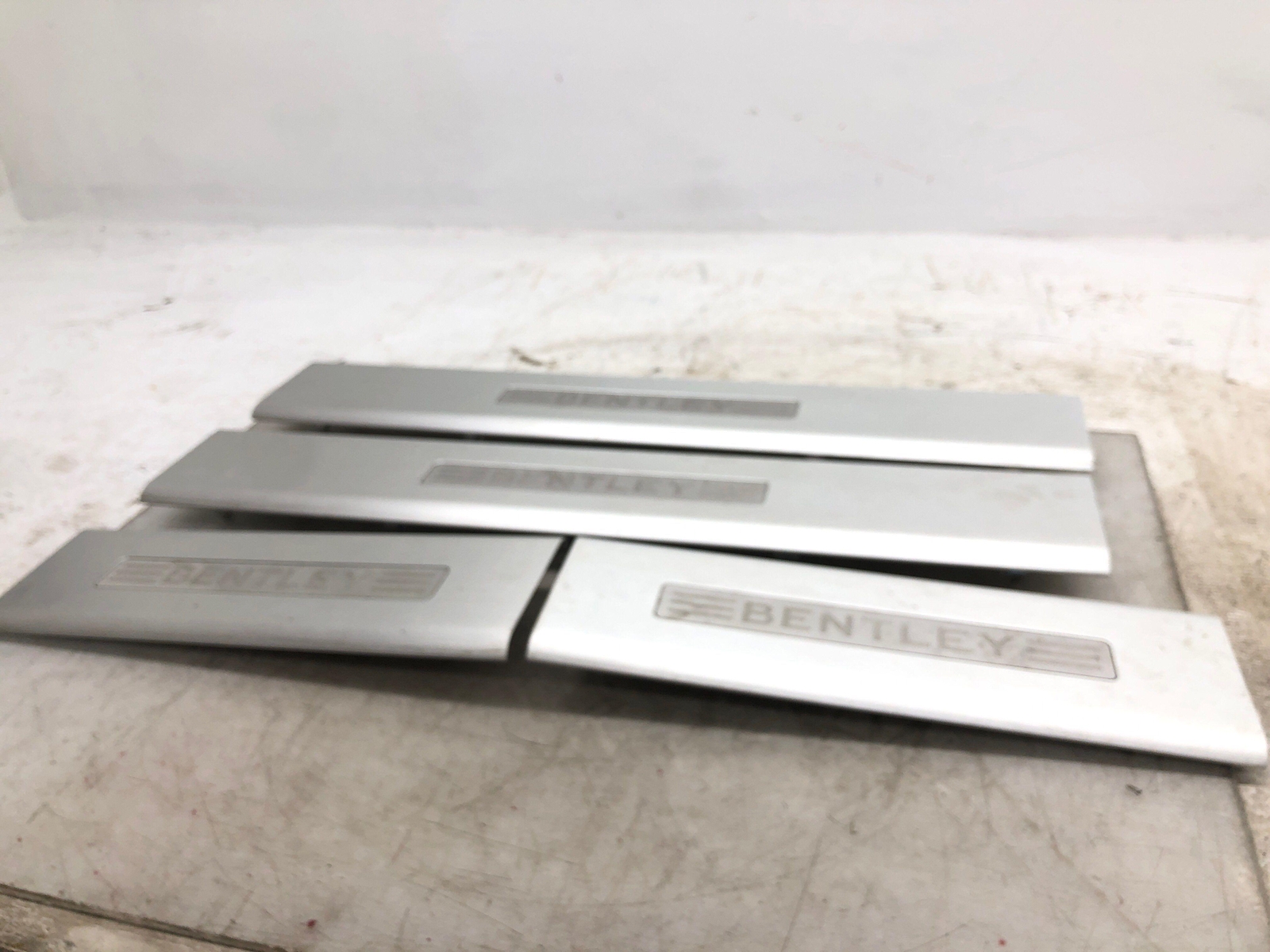 2016-2020 BENTLEY BENTAYGA FRONT & REAR SILL SCUFF PLATE SET 4 PCS 36A853374F