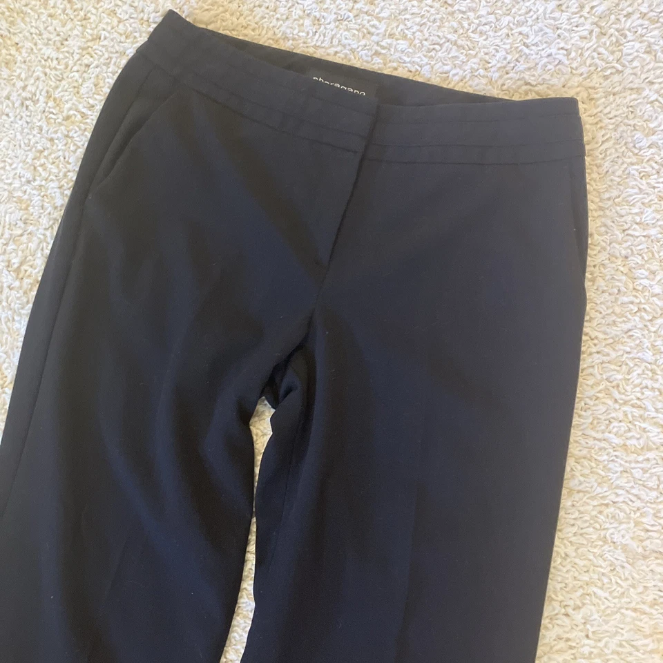 Sharagano Black Clasp Closure Wide Leg Mid Rise Formal Dress Pants Women’s 8 - Image 3 of 4