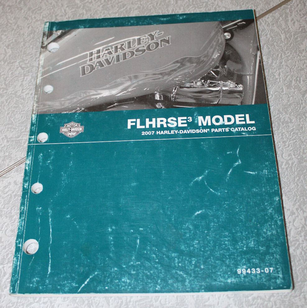 2007 HarleyDavidson FLHRSE3 Parts Manual 9943307 Good Used Condition
