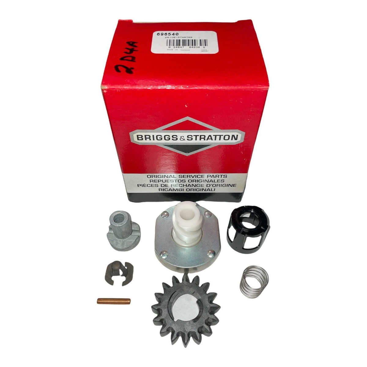 Starter Drive Repair Kit – Passend Für Briggs & Stratton Motoren, Ersetzt 696541, Inkl. Antriebsgetriebe & Rückholfeder