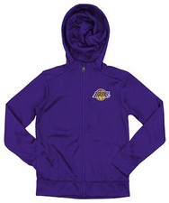 Outerstuff NBA Youth/Kids Los Angeles Lakers Performance Full Zip Hoodie