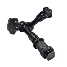 7" Magic Arm Articulating Friction Arm with Hot Shoe Mounts 1/4" Screw for DSLR