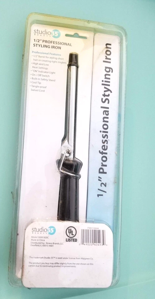 Studio 35 красоты профессиональный укладки железа 0,5» ствол для туго кудри новый - Изображение 2 из 2
