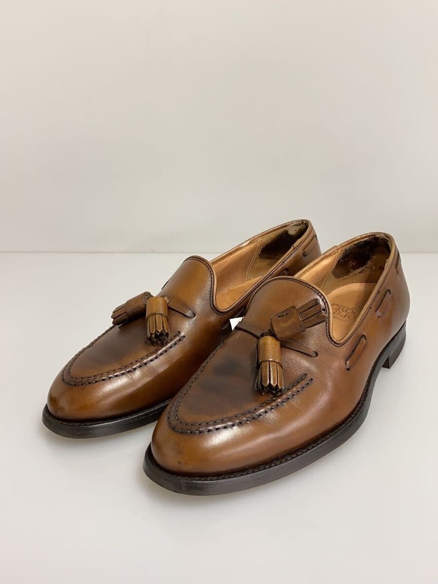 CROCKETT & JONES LOAFER CAVENDISH 3 TASSEL 5 Brown LEATHER CROCKETT & JONES LOAFER CAVENDISH 3 TASSEL 5 Brown LEATHER