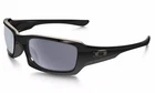 Oakley Fives Squared Sunglasses OO9238-04 Polished Black Frame Grey Iridium Lens