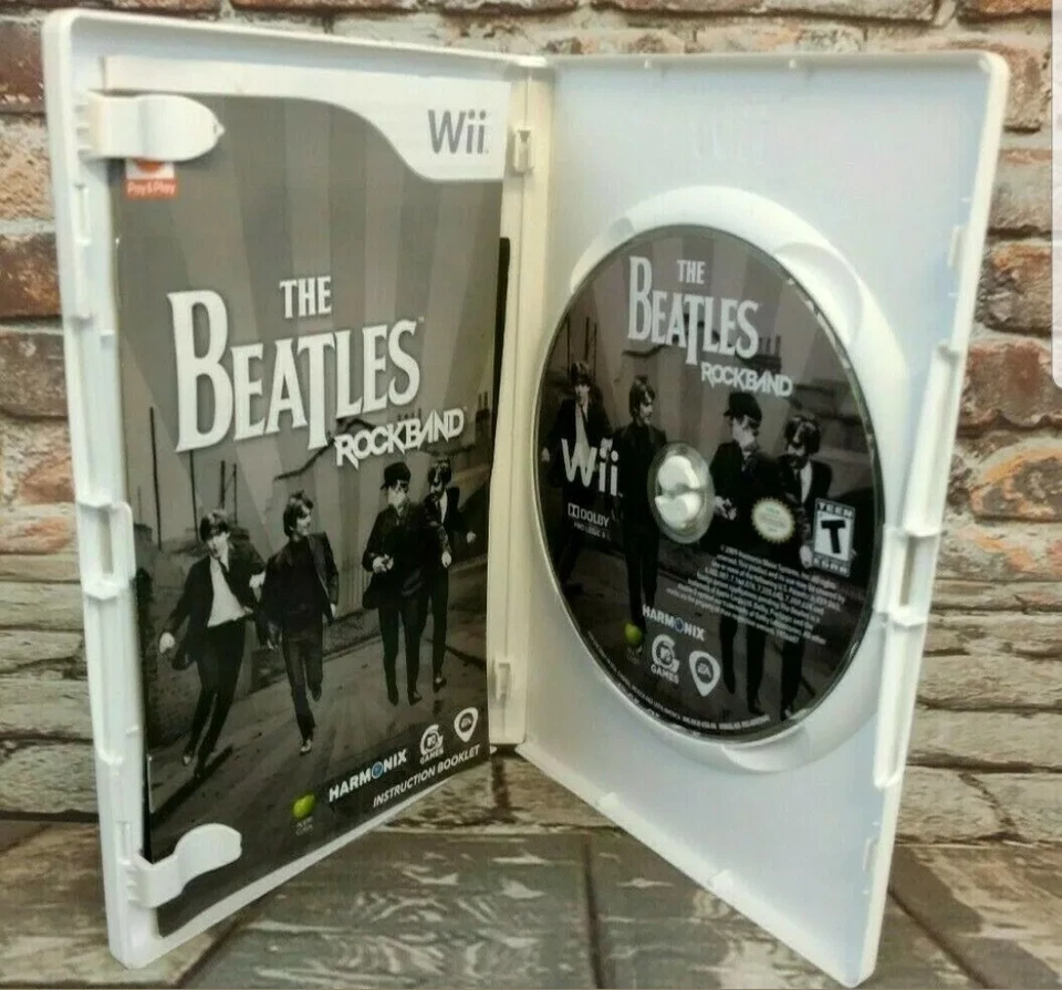 (3C-8303) The Beatles: Rock Band Nintendo Wii Video Game Complete Case Manual - Image 4 of 4