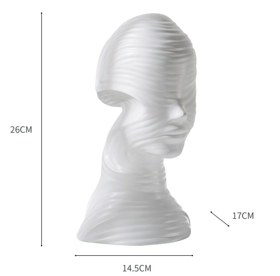 Styrofoam Sculpture Human Head