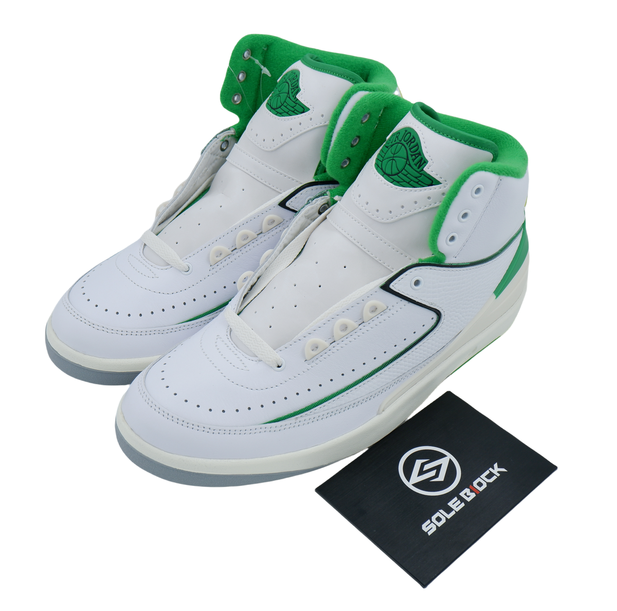 Nike Air Jordan 2 Retro Lucky Green Retro Sneakers Men's Nike Air Jordan 2 Retro Lucky Green Retro Sneakers Men's