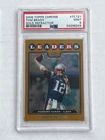 Tom Brady 2008 Topps Chrome Gold Refractor 121/199 #TC121 PSA 9