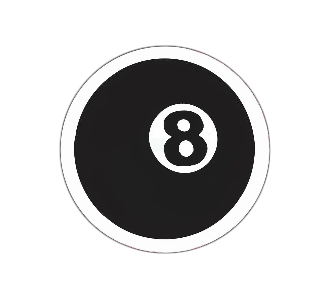 8 Ball Sticker Decal