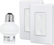 DEWENWILS Remote Control Light Socket Wireless Light Switch for Light Fixtures