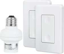 DEWENWILS Remote Control Light Socket Wireless Light Switch for Light Fixtures