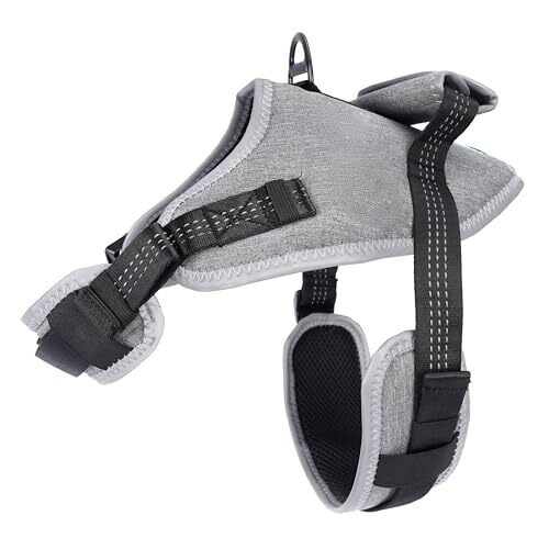 Tactical Dog Harness forarge Dogs, Reflective Nylon Vest,Heavy Duty Dog