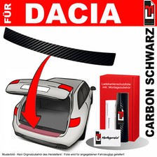 Lackschutzfolie Ladekantenschutz für Dacia Logan MCV (II) ab 2013 Carbon Schwarz