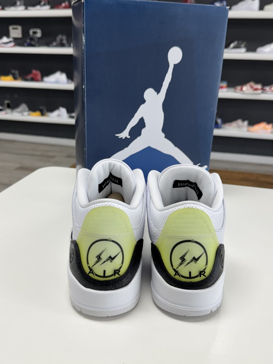 Size 11 - Jordan 3 Retro SP x Fragment Design Mid White for