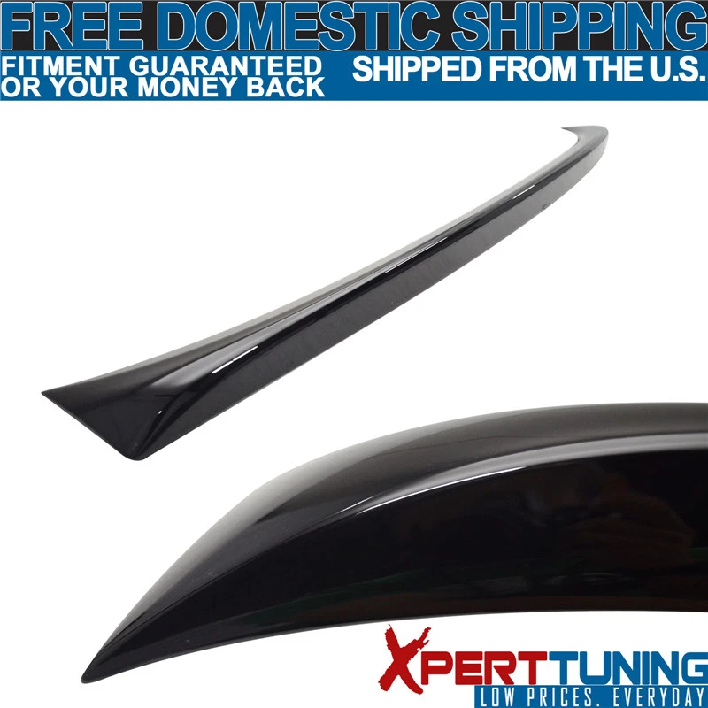 Fits 06-11 BMW 3 Series E90 4D OE Style Jet Black # 668 Painted Trunk Spoiler - Imagem 2 de 4