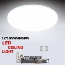 Bright Round LED Ceiling Light Panel Down Lights Living Room Bathroom Wall Lamps