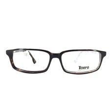 Tempo MP1003 DA Eyeglasses Frames brown DEMIAMBER Full Rim 55-14-140 a2