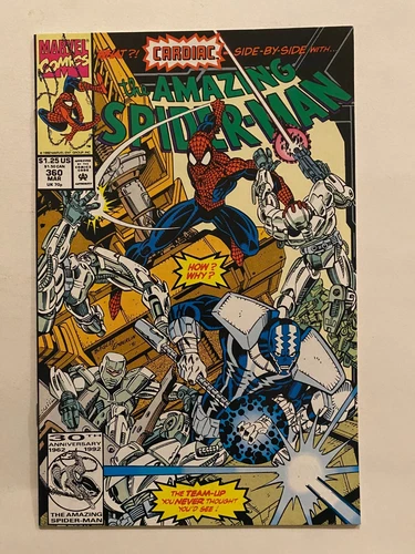 Amazing Spiderman # 360    1992    Carnage Cameo   VF/NM   9.0