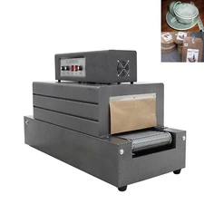 11.8x5.9" Heat Shrink Tunnel Packaging Machine Mesh Type Film Shrink Sealer 220V