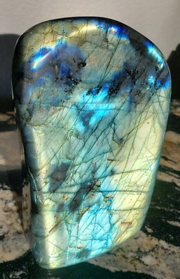 Labradorite Free Form Mountain Shape Polished Mineral Crystal Stone Iridescence