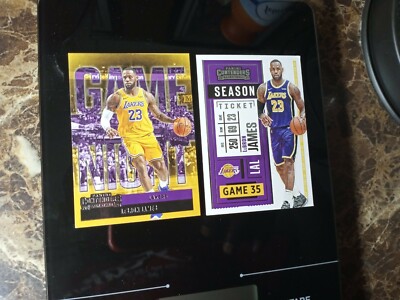 🏀 2020-21 Panini Contenders Lebron James Dynamic Duo! Lowest price!🔥 