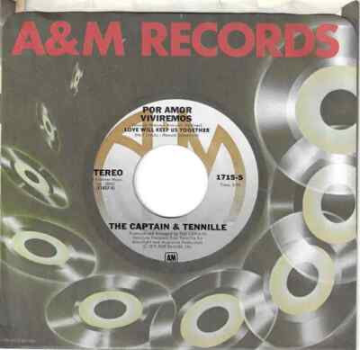 Captain And Tennille Por Amor Viviremos = Love Will Keep Us Together A&M Reco