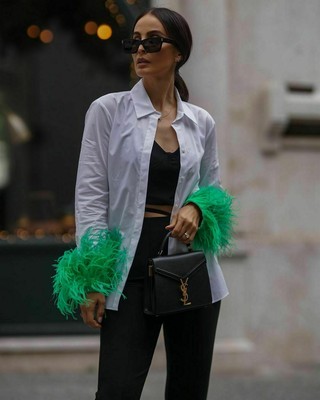 white shirt woman zara