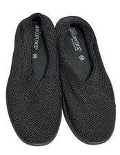 Arcopedico Woman's Slipon Mailu Black Knit Shoe Size 38 New Without Box 