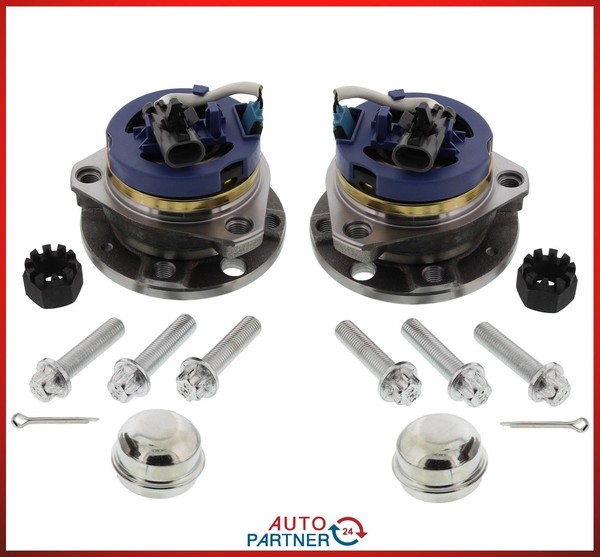2X Radlagersatz Vorne 4-Loch FüR Opel Astra G Zafira A Mit ABS-SENSOR Radnabe-image