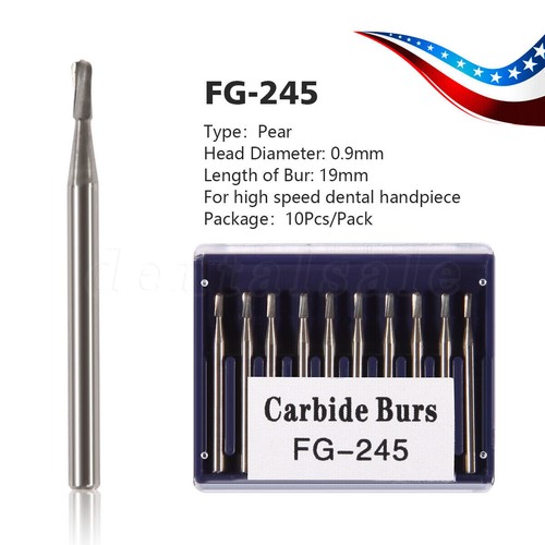 10Pcs FG Dental Carbide Burr Burs Drills FG 2/3/4/5/701/ 330/1558 for High Speed - Picture 72 of 142