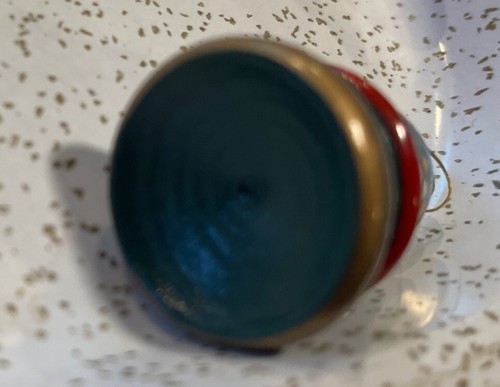 Vintage Wooden (4) Small Christmas 1.5” Trees And (2) 1 7/8” Bells Hand Painted - Picture 7 of 8