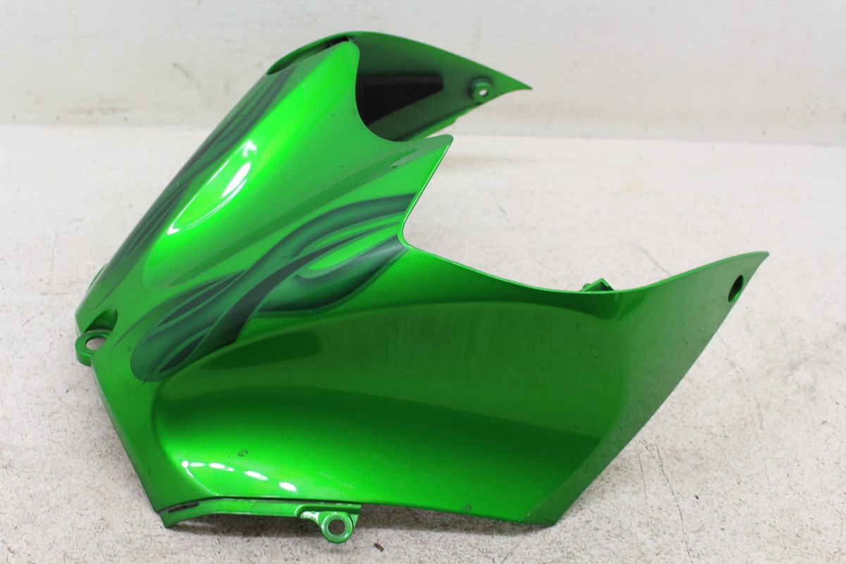 KAWASAKI 08-13 NINJA ZX14 ZX14R GREEN GAS TANK FUEL CELL COVER