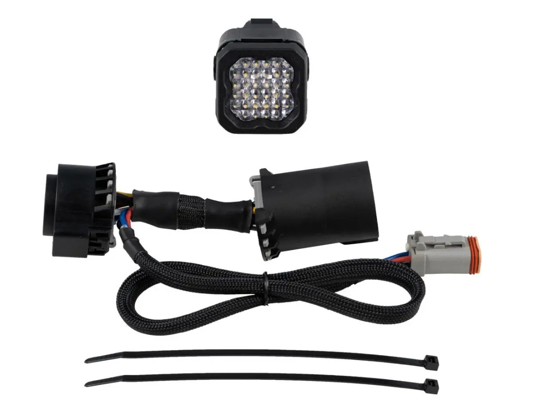 Diode Dynamics DD7420 Hitch Mount Trailer Hitch LED Light Pod Reverse Kit, SSC1