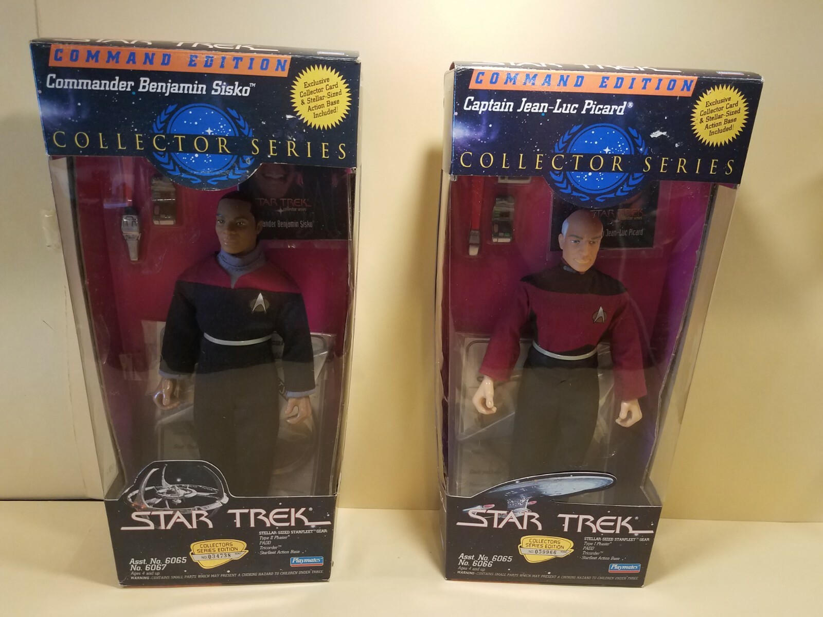 Star Trek Collector Series Command Edition 1994 Action Figures Lot of 2 ...