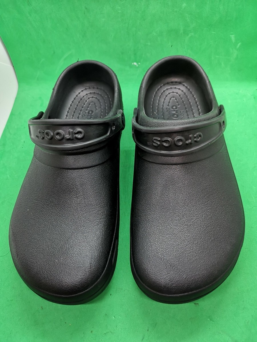 Crocs Iconic Comfort Black Silnon Mule Black Mens Size 11 Iconic Crocs Comfort Size 9 Black “Kelli” Slip On Fla… - Gem main image 4